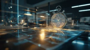 A dramatic stopwatch